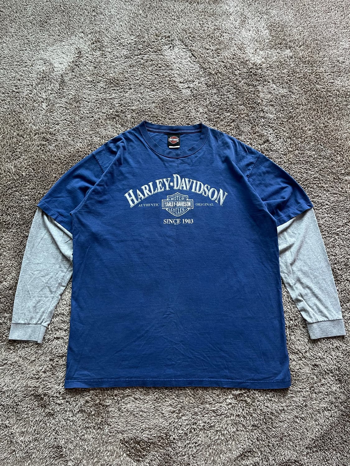 Harley davidson 할리데이비슨 레이어드 롱슬리브 상품이미지1
