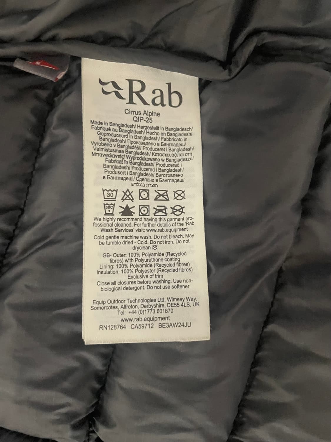 Rab 씨러스 알파인 패딩 L 상품이미지5