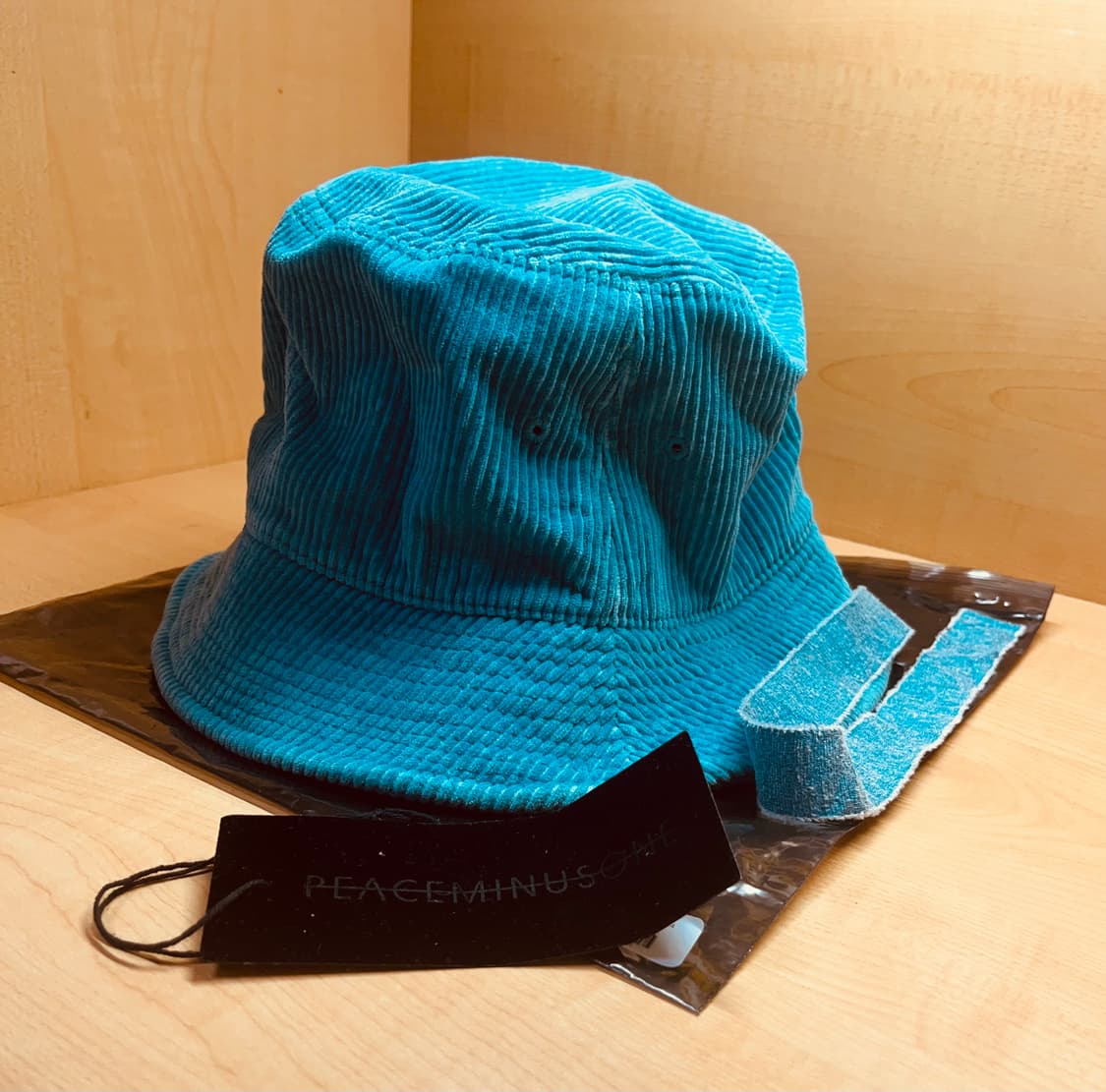 피스마이너스원 코듀로이 블루 버킷햇 상품이미지2