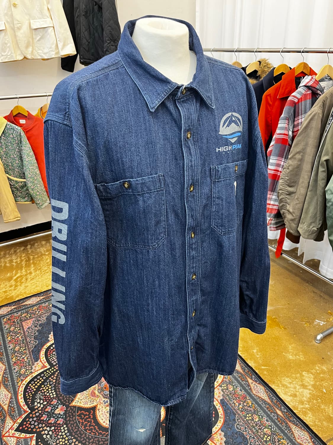 칼하트 데님 워크 셔츠 상품이미지4