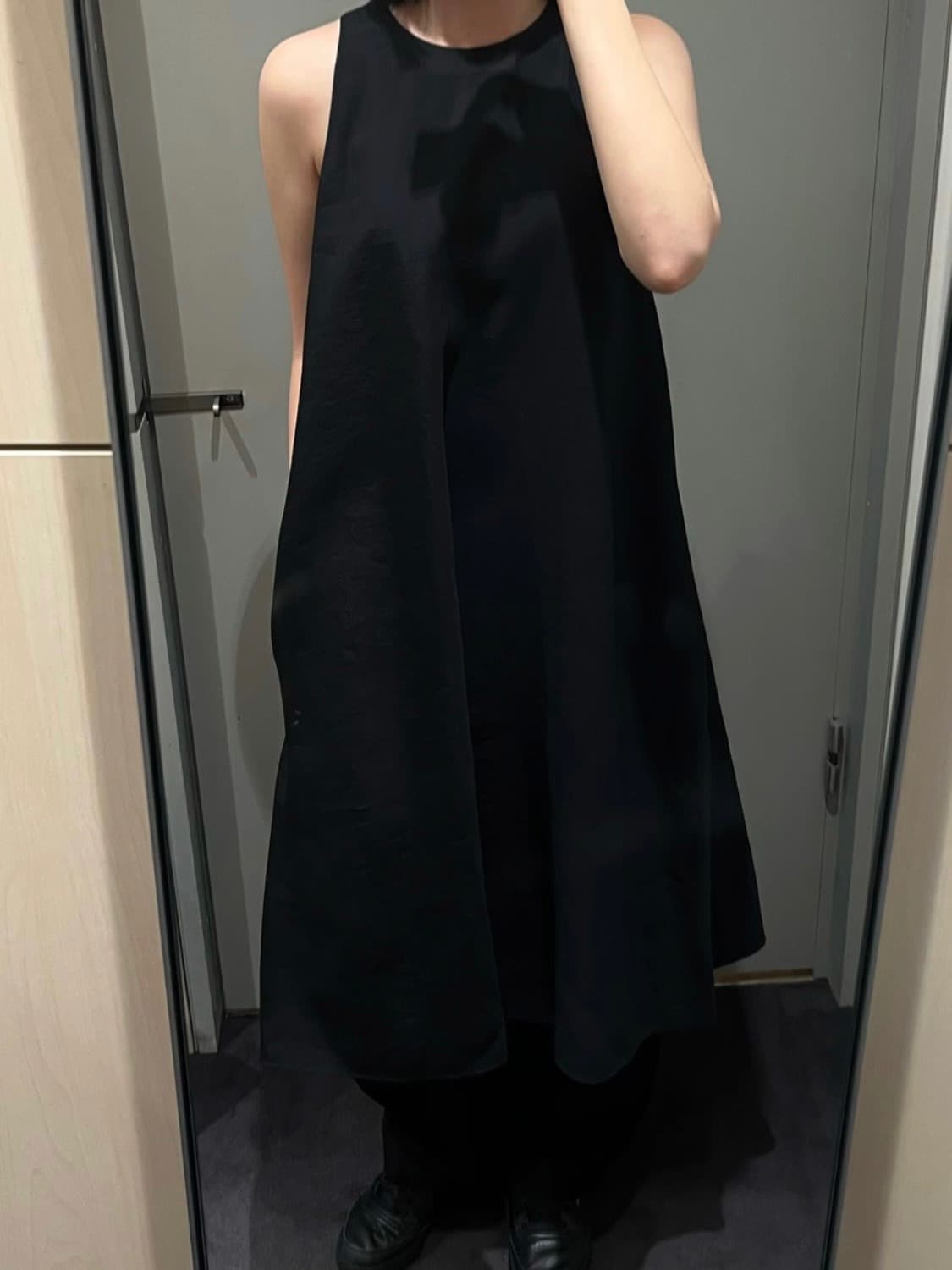 COS 레이서 넥 미디 드레스 상품이미지2