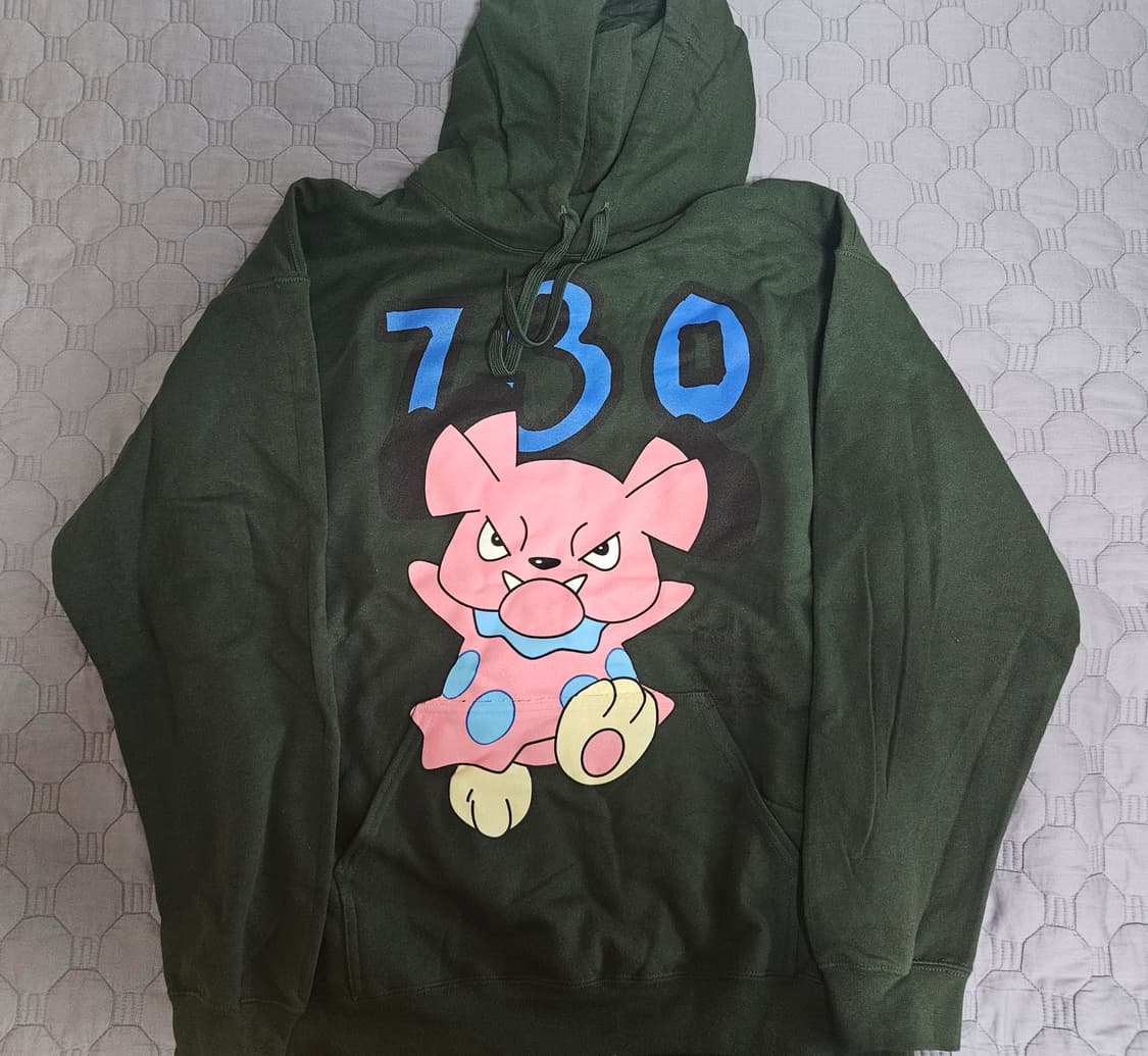 [L]AssPizza 포켓몬 후드 블루 상품이미지1