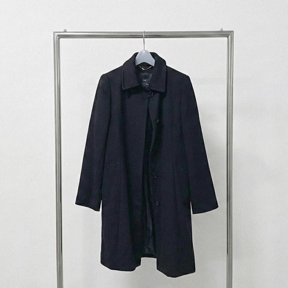 [23区] Black Cashemere Wool Coat 상품이미지1