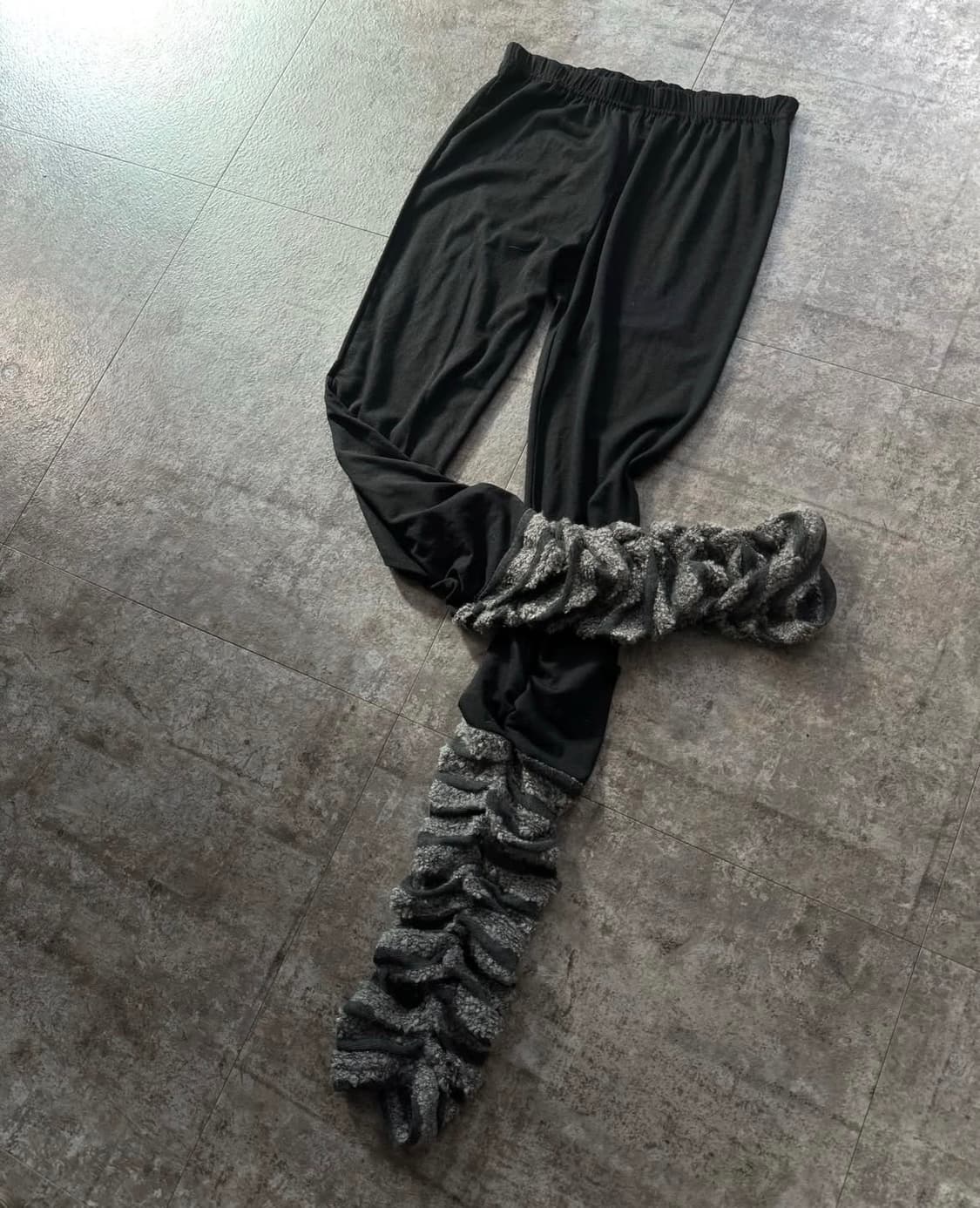 shirring knitted detail leggings 상품이미지3