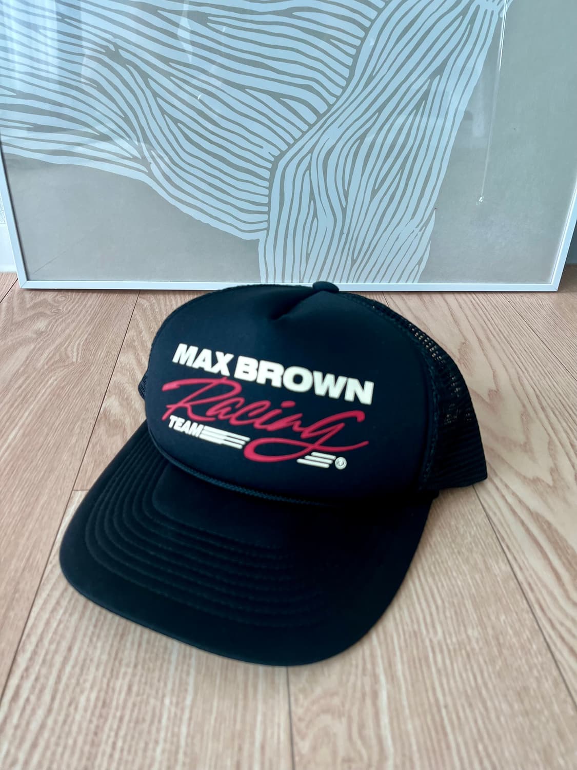 상태ss))듀테로 맥스브라운 Maxbrown RT Cap 모자 Black 상품이미지3