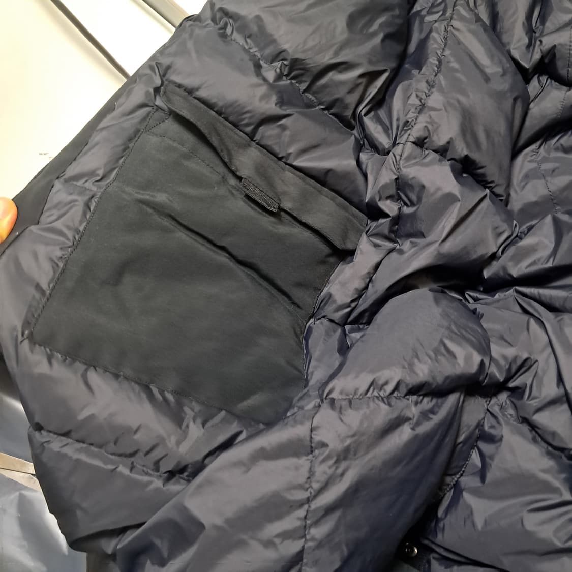 라푸마 남성 롱패딩 덕다운 95 블랙 상품이미지8