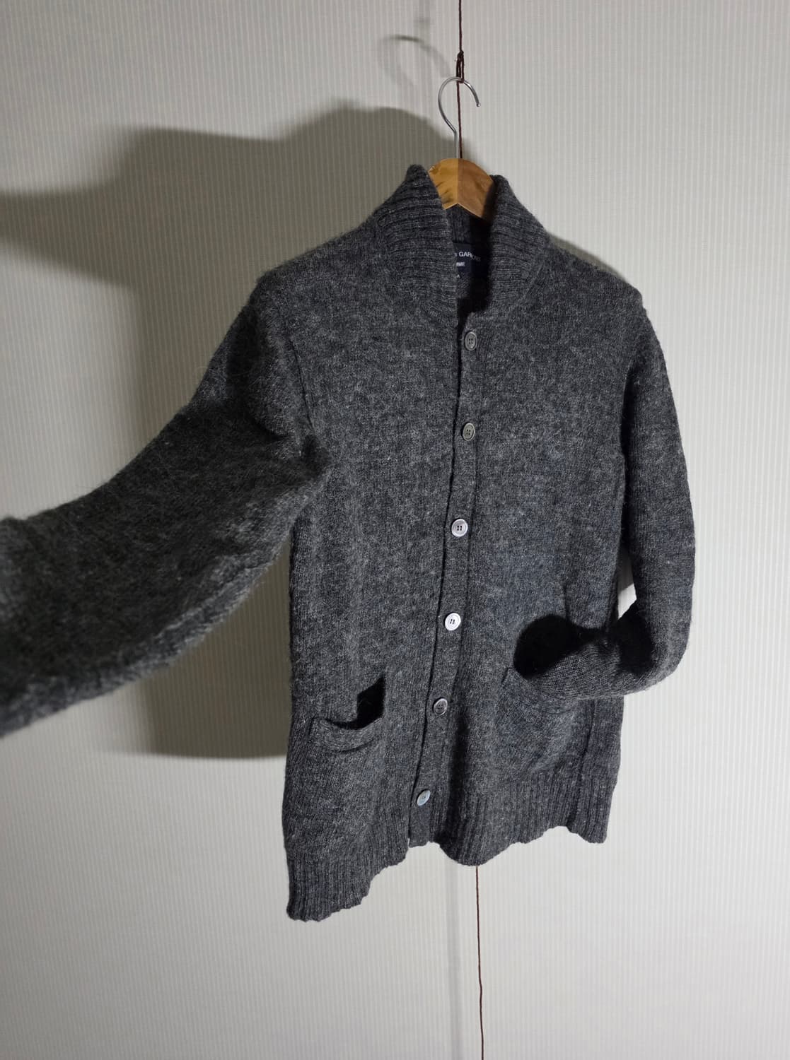 꼼데가르송 옴므 울 가디건 상품이미지5