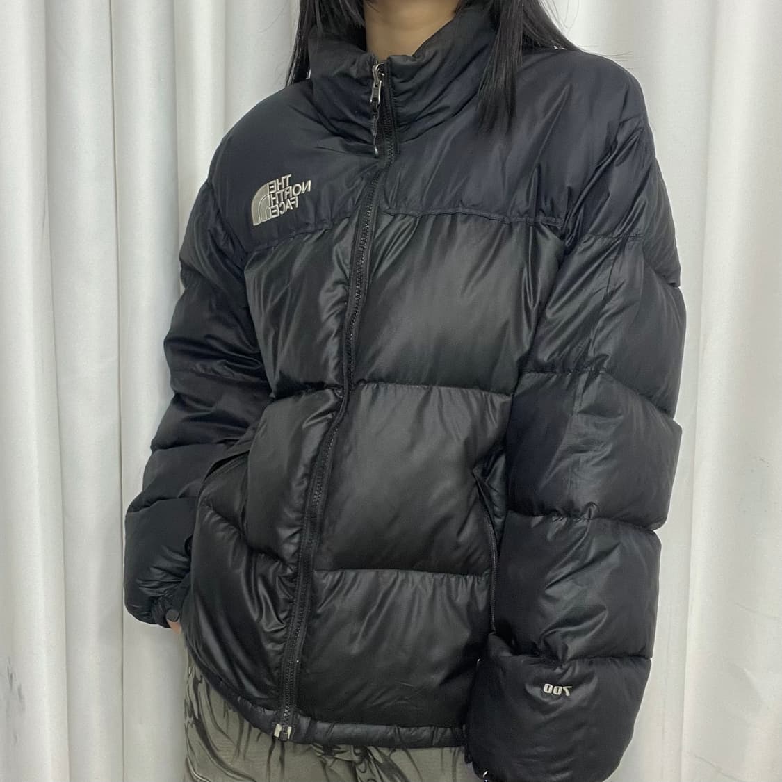 The north face 노스페이스 눕시 700 블랙 상품이미지3
