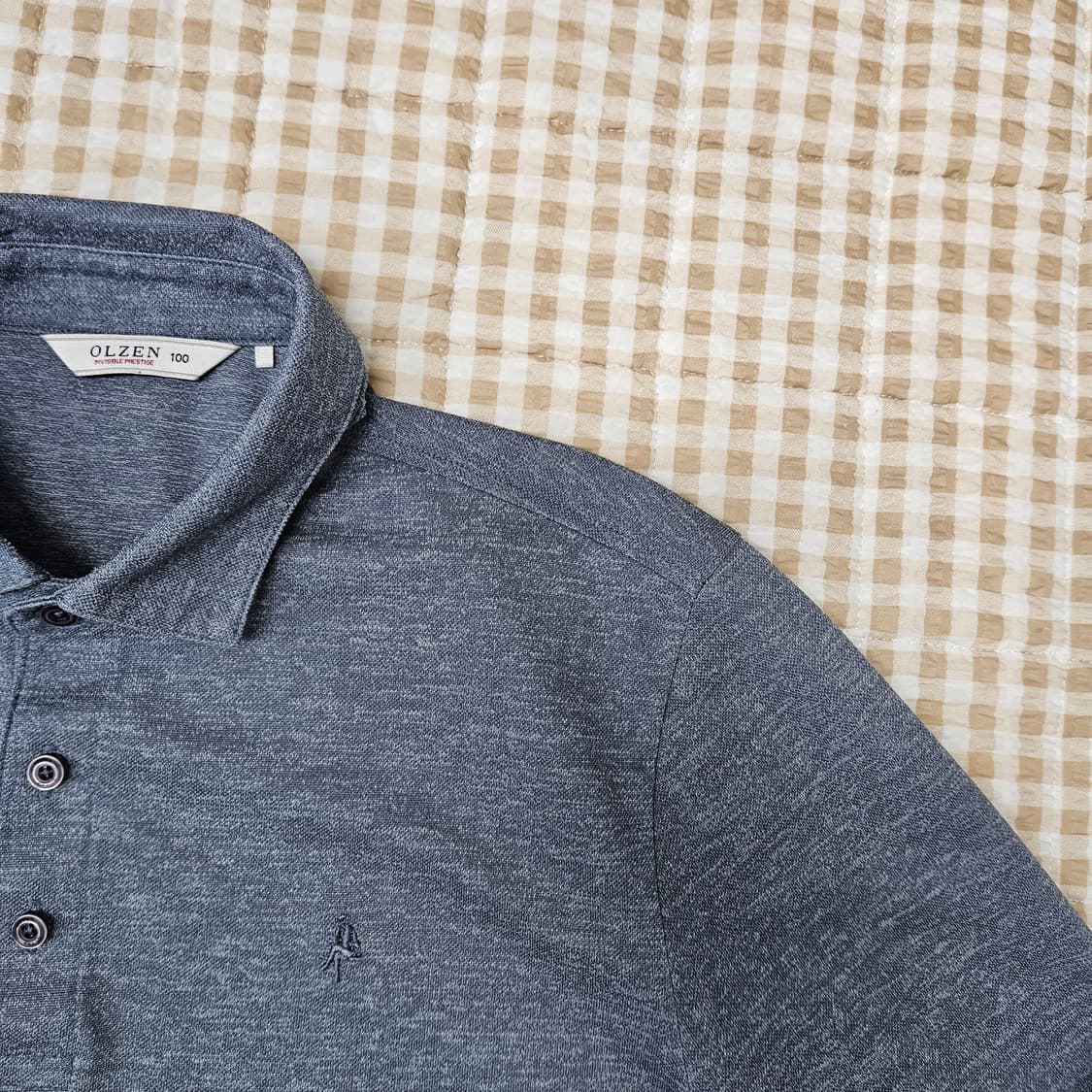 올젠 긴소매 카라티 남자100 상품이미지3