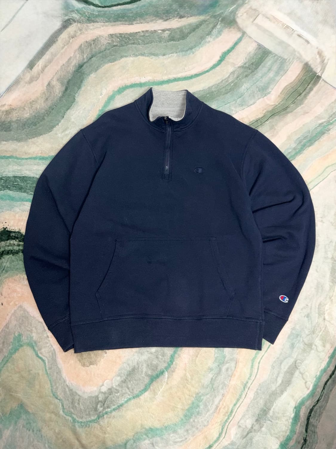 챔피온 반집업 맨투맨 상품이미지1