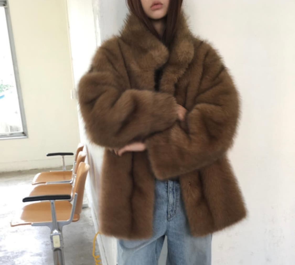 브리드 폭스 에코퍼 리버시블 퍼자켓 상품이미지1