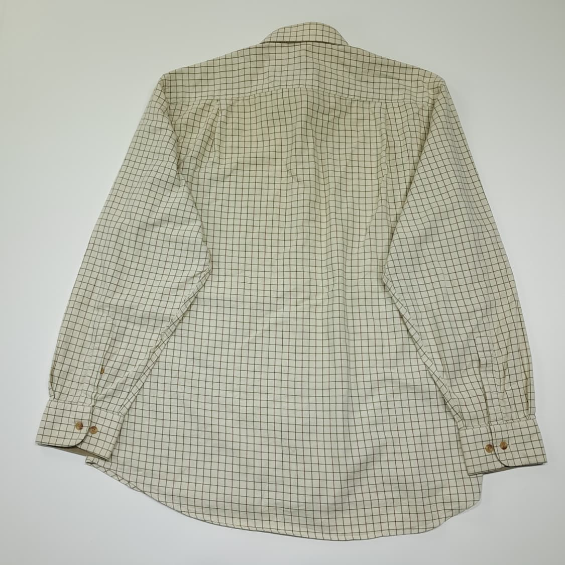 CK012 L 바버 00s 클래식 스몰체크 셔츠 남방 상품이미지6