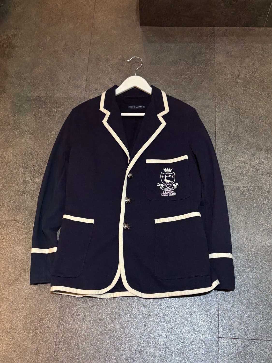 폴로 랄프로렌 파이핑 블레이저 자켓 10사이즈 상품이미지2