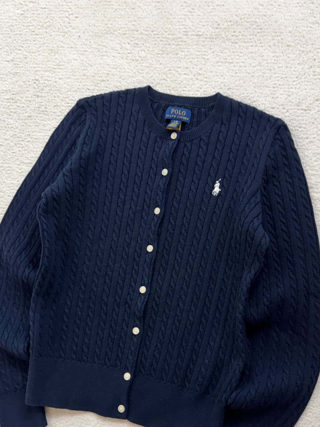 폴로 네이비 우먼 가디건 상품이미지1