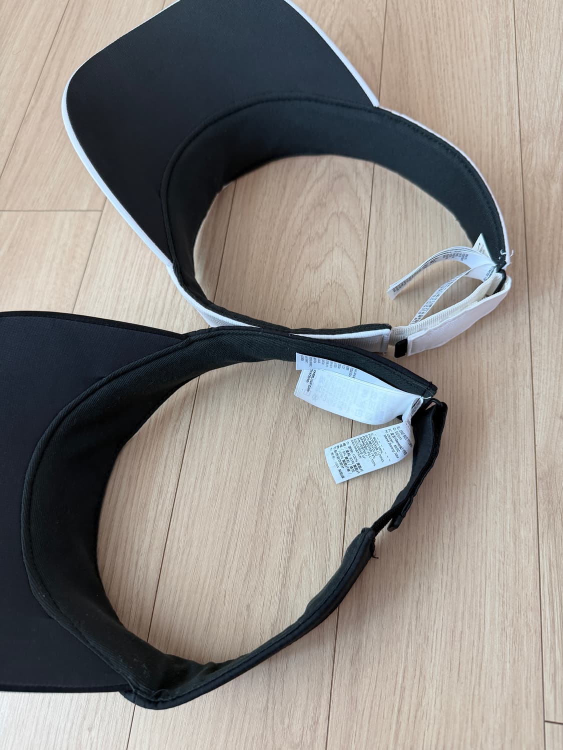 나이키 골프 스우시 선캡 선바이저 모자 화이트,블랙 상품이미지4