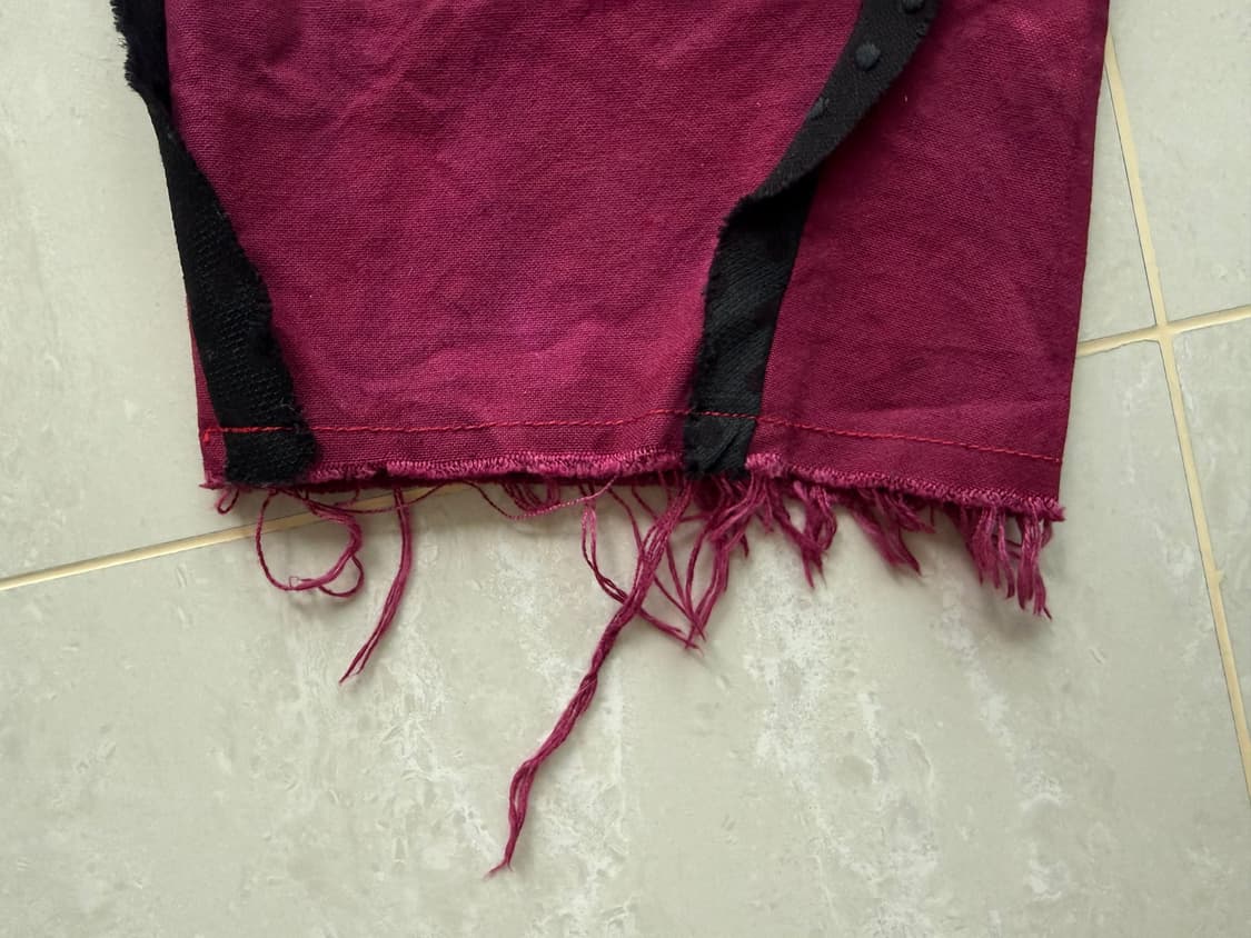 Zambarrett burgundy shorts 상품이미지4