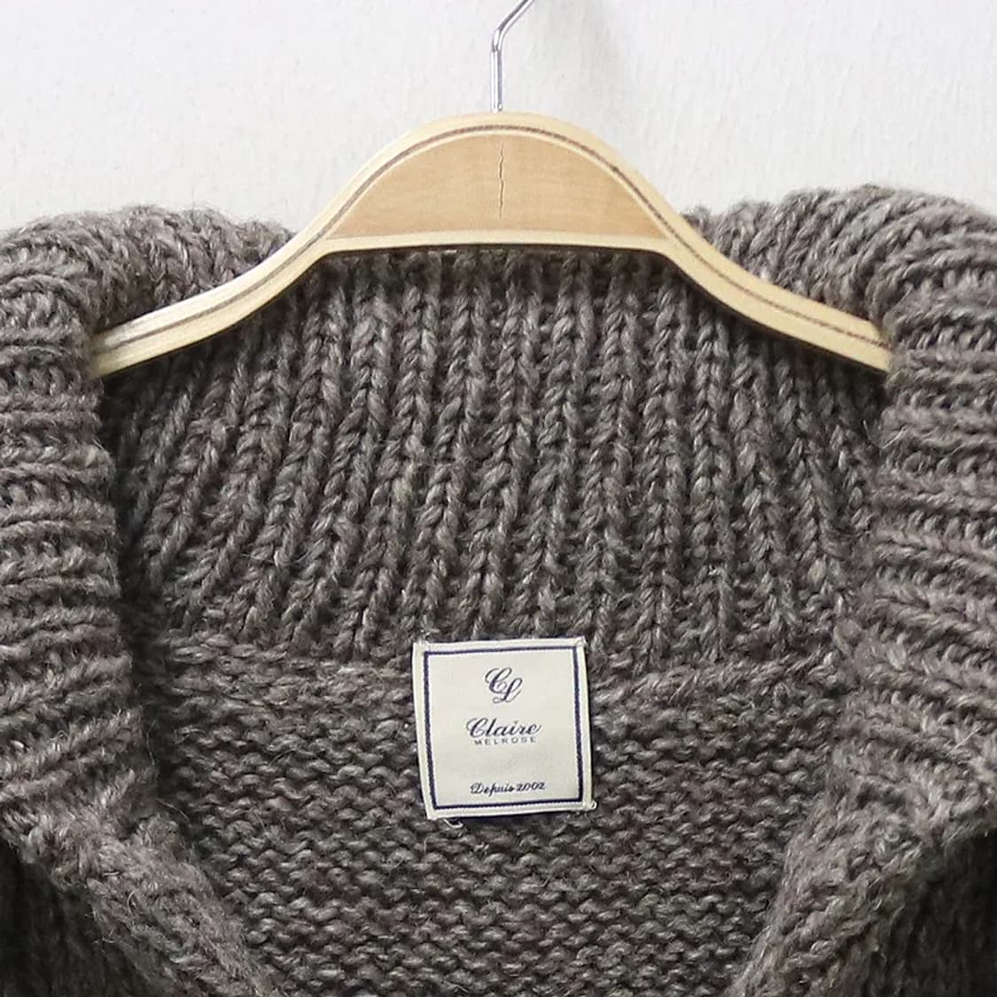 MELROSE 울 혼방 터틀넥 니트 가디건 62157 상품이미지3