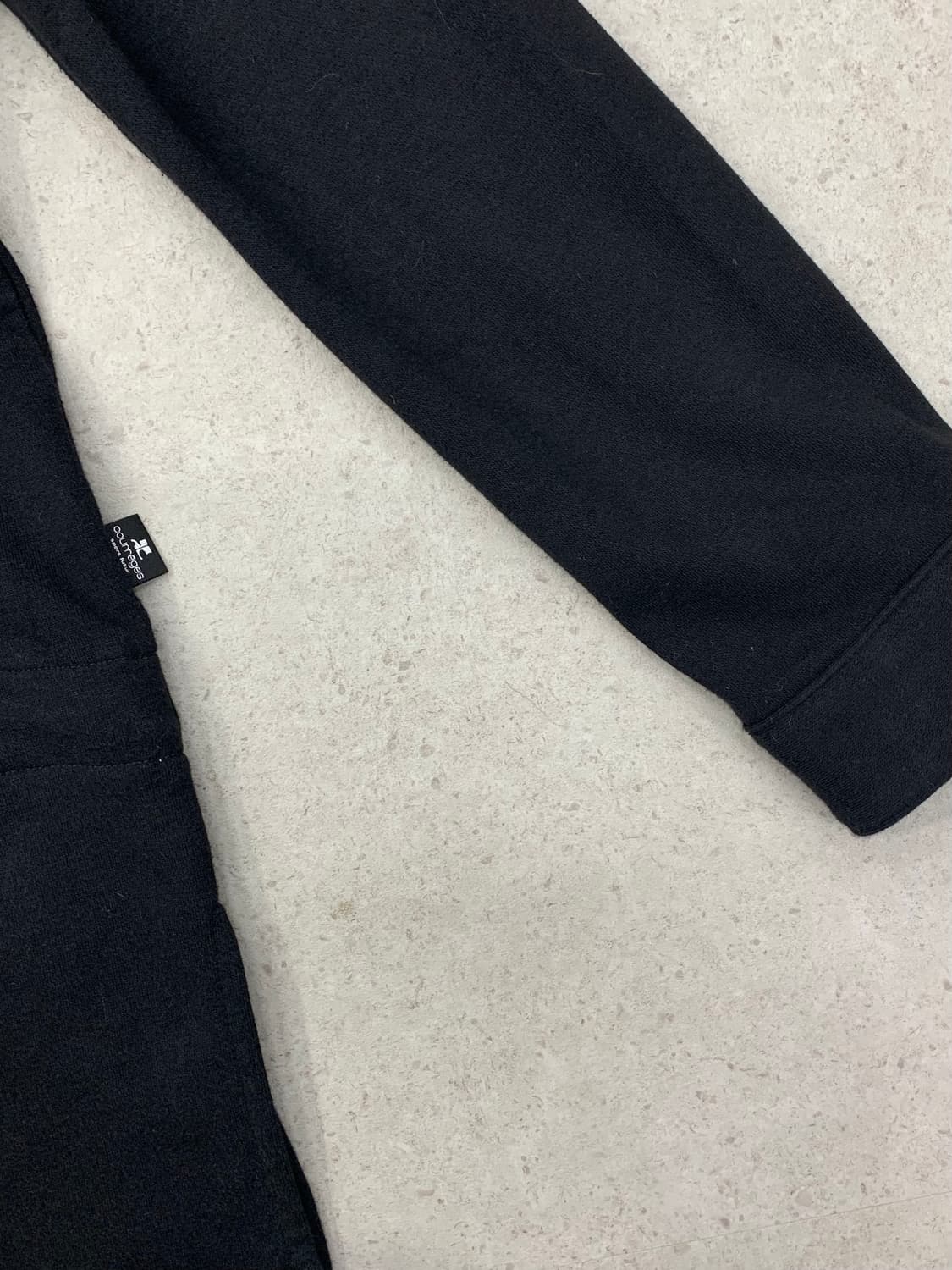 Courreges 꾸레쥬 블랙 카라 니트 상품이미지3