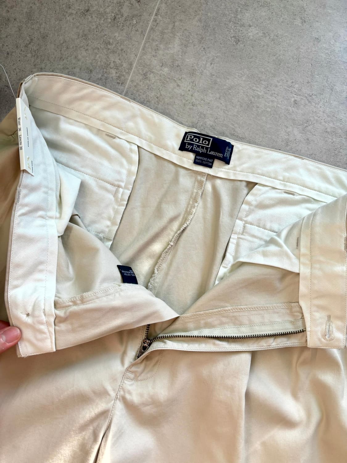 90s 폴로 랄프로렌 HAMMOND 치노 팬츠 35~36" 상품이미지6