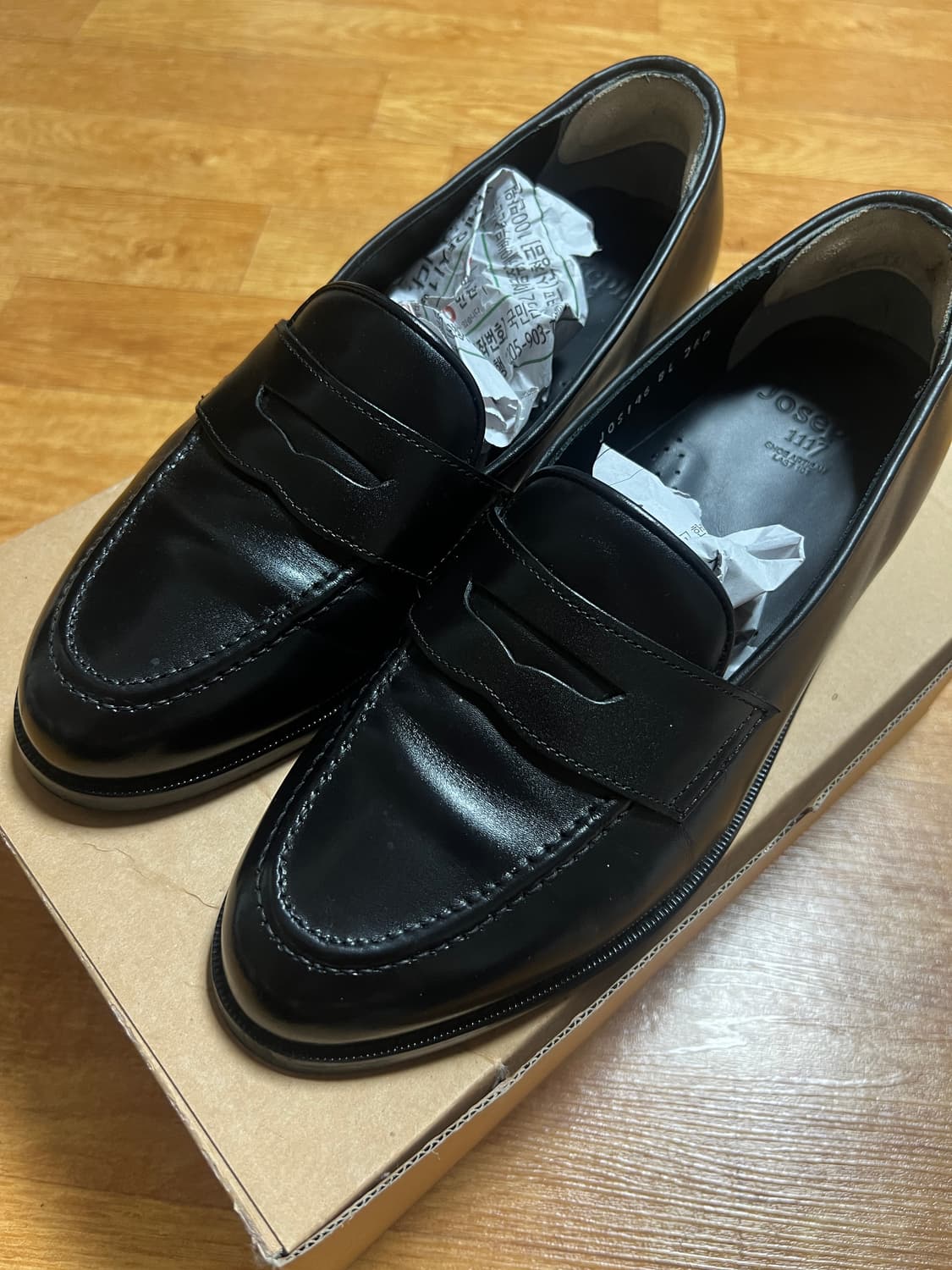 260) 조셉트 다니엘 블랙 로퍼 상품이미지1