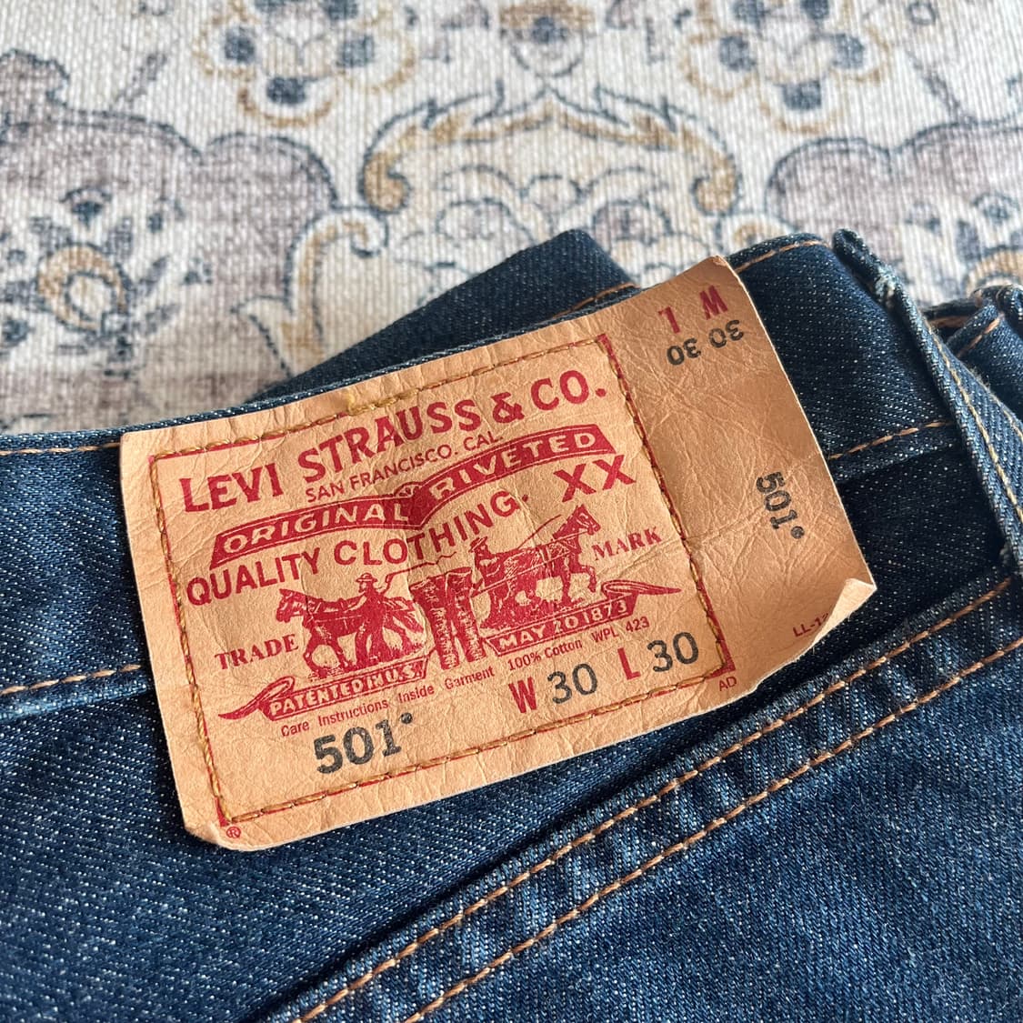 리바이스 501 오리지널 스트레이트 멕시코산 데님팬츠 상품이미지4