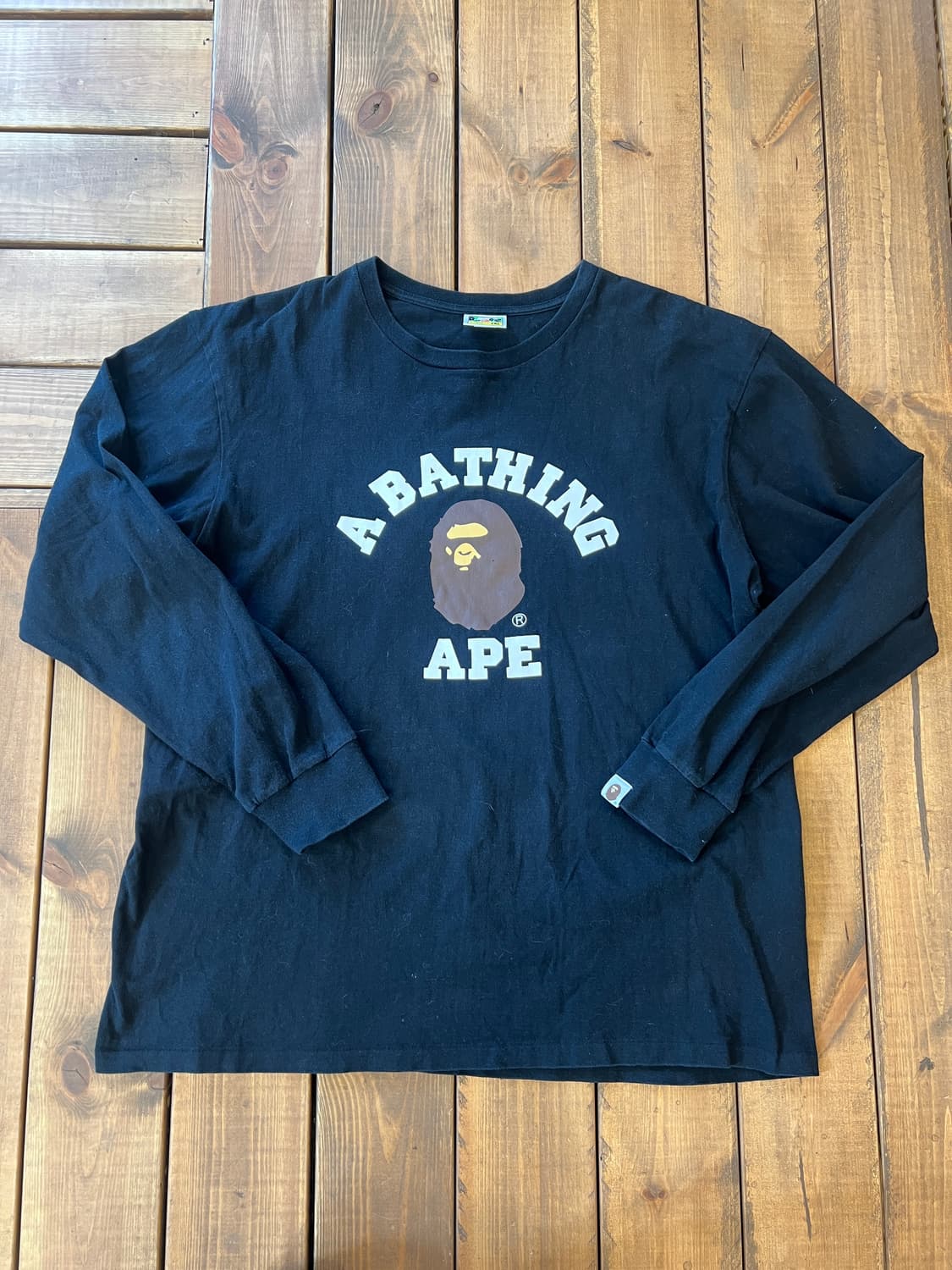 베이프 사루 블랙 롱슬리브 상품이미지7