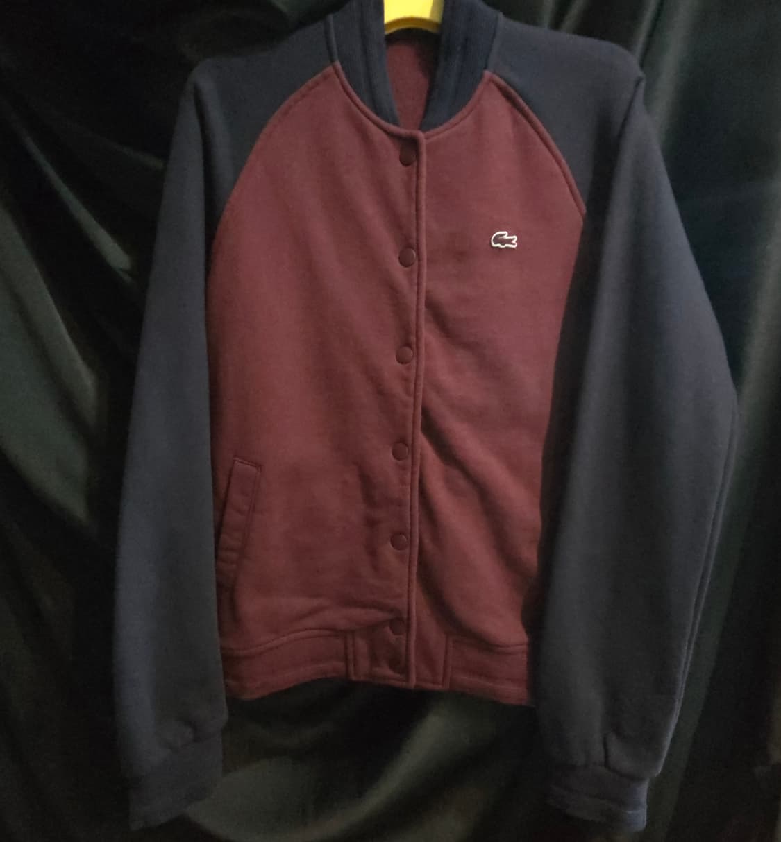 라코스테 여성 배색 바시티 자켓 상품이미지1