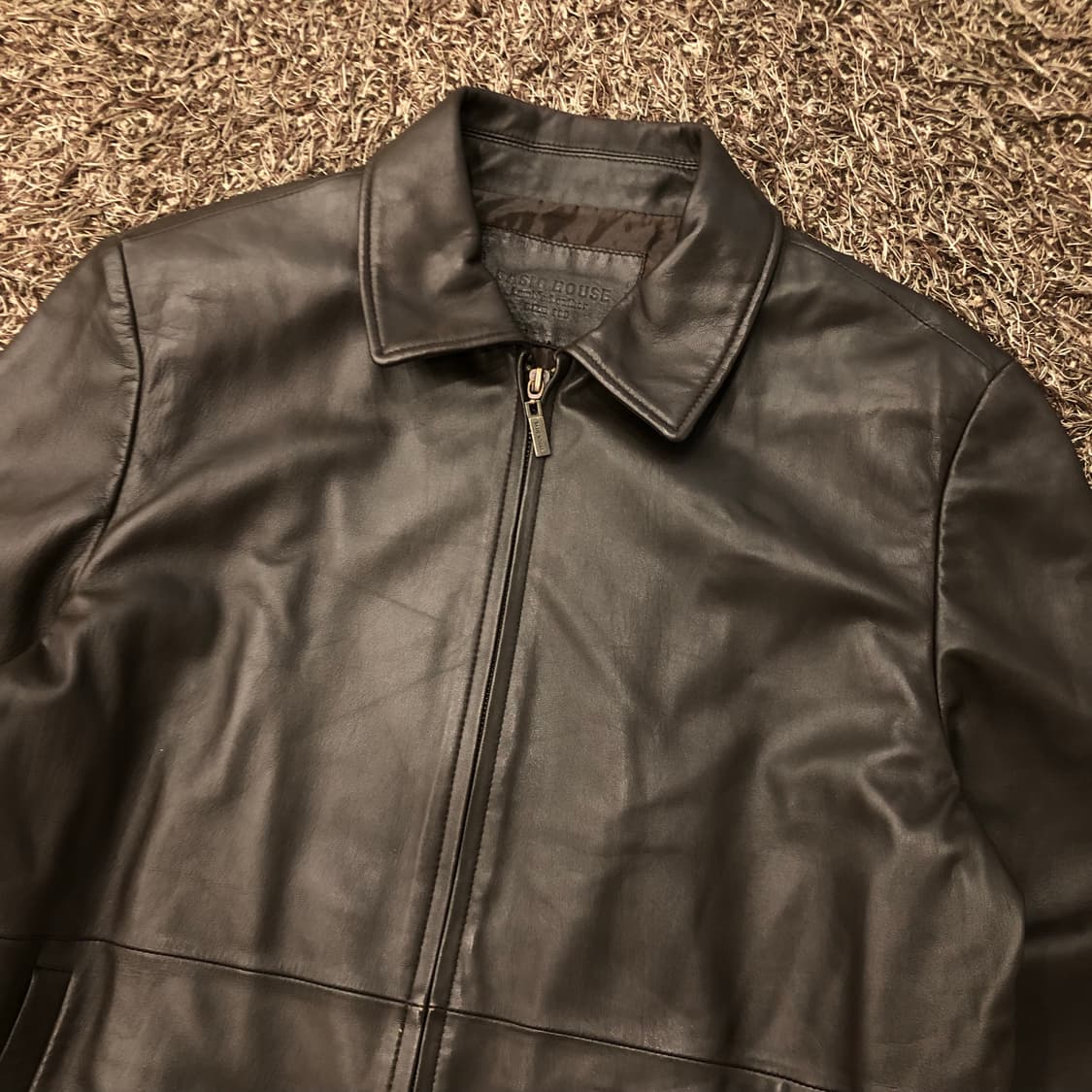 빈티지 양가죽 집업 레더 가죽 자켓 상품이미지2