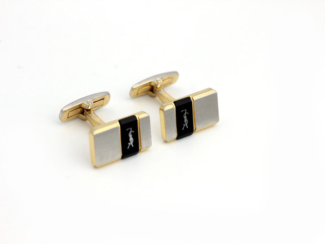 입생로랑 B+등급 남자 명품 커프스 빈티지 상품이미지2
