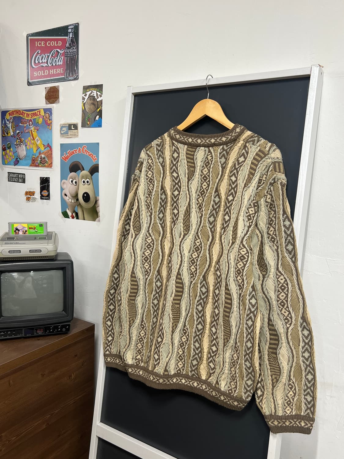 Old Country Vintage 빈티지 케이블 꽈배기 니트 상품이미지5