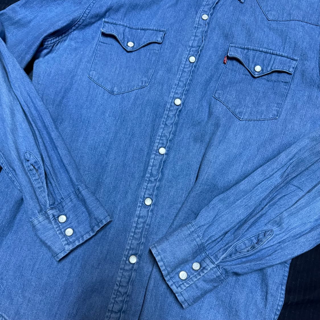리바이스 데님 웨스턴 셔츠 L 상품이미지3