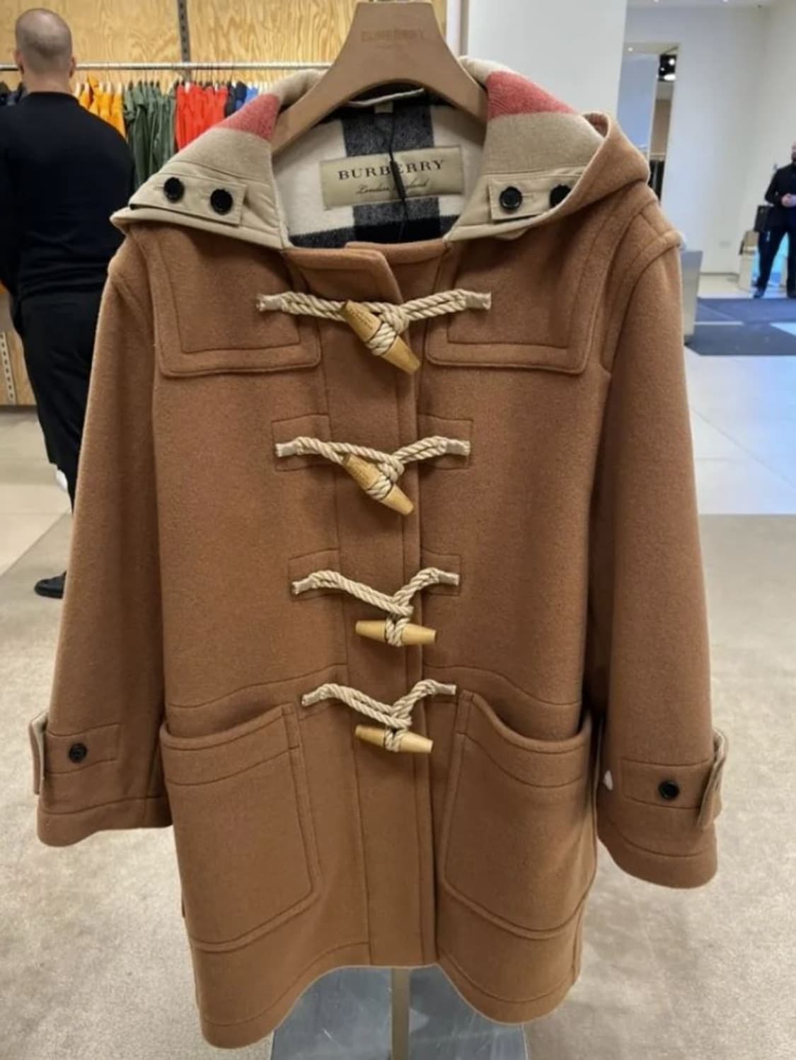 버버리 그리니치 더플코트 떡볶이코트  상품이미지1