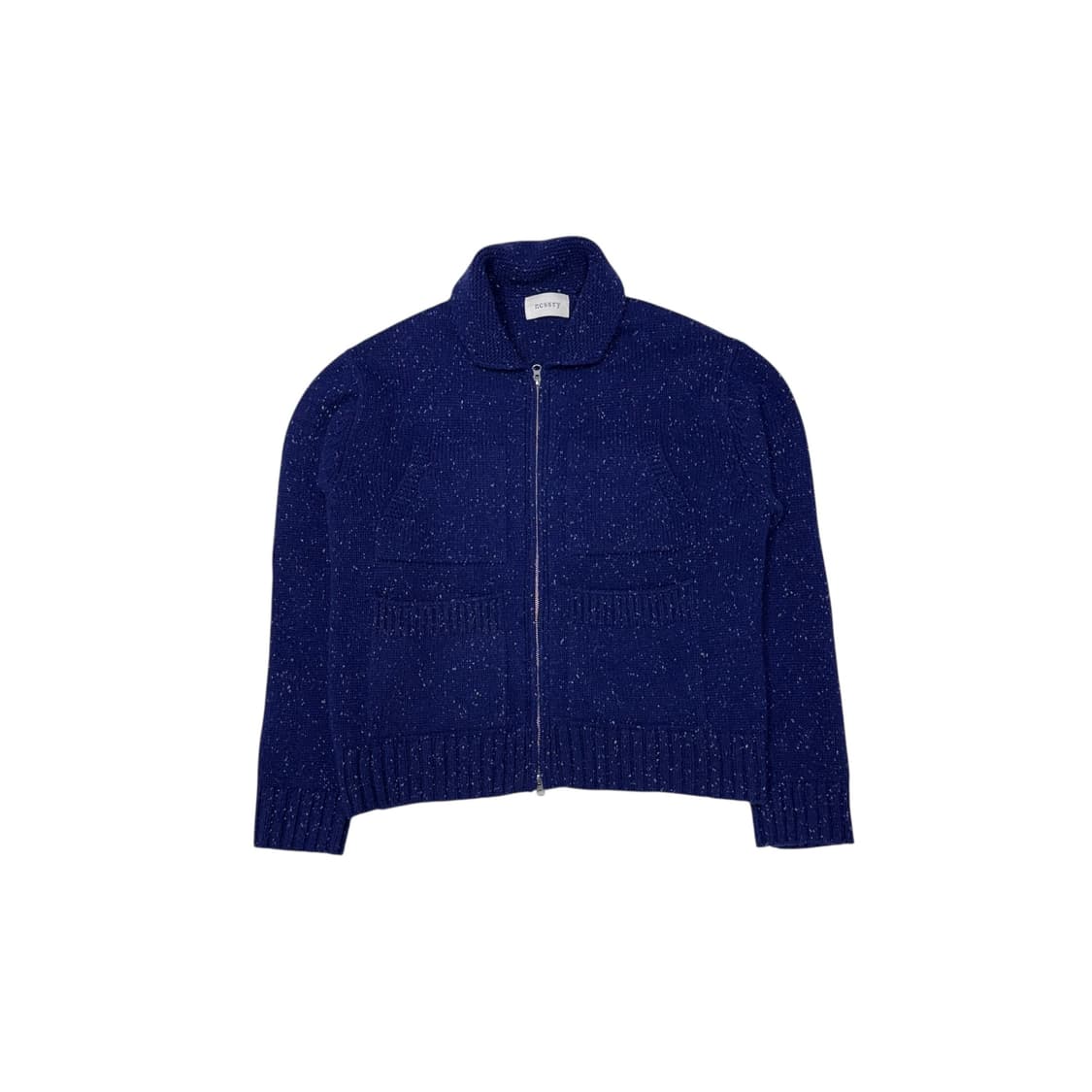 ncssry 네이비 풀 집업 가디건 상품이미지3