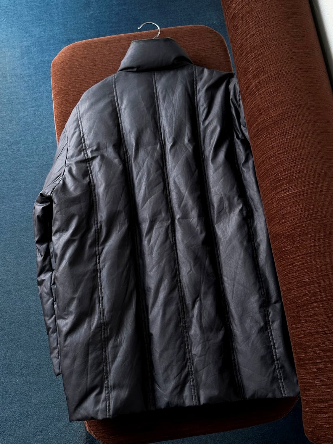 Down padded stand collar field jacket 상품이미지5