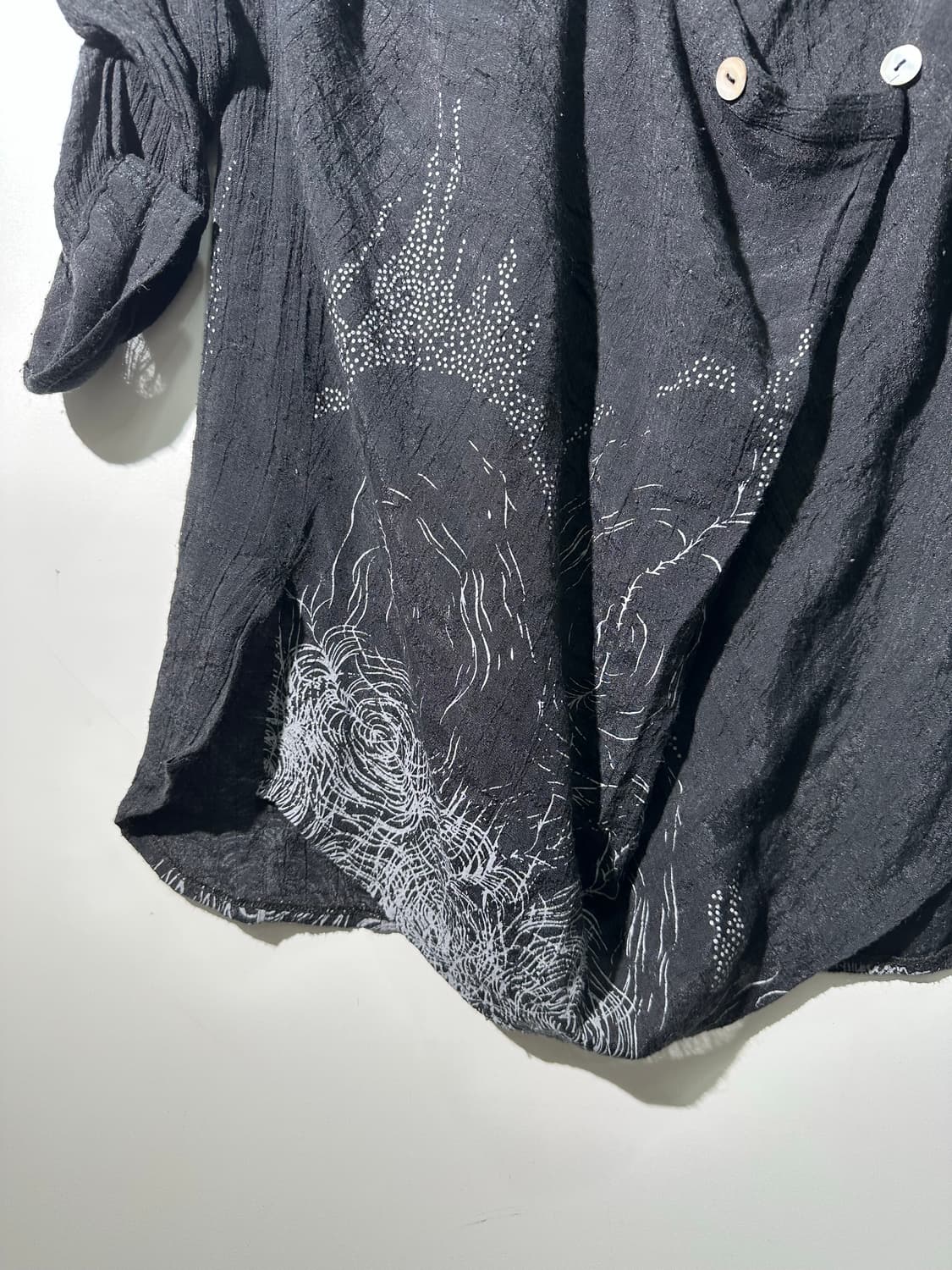 odds on complex 시스루 블라우스 상품이미지2