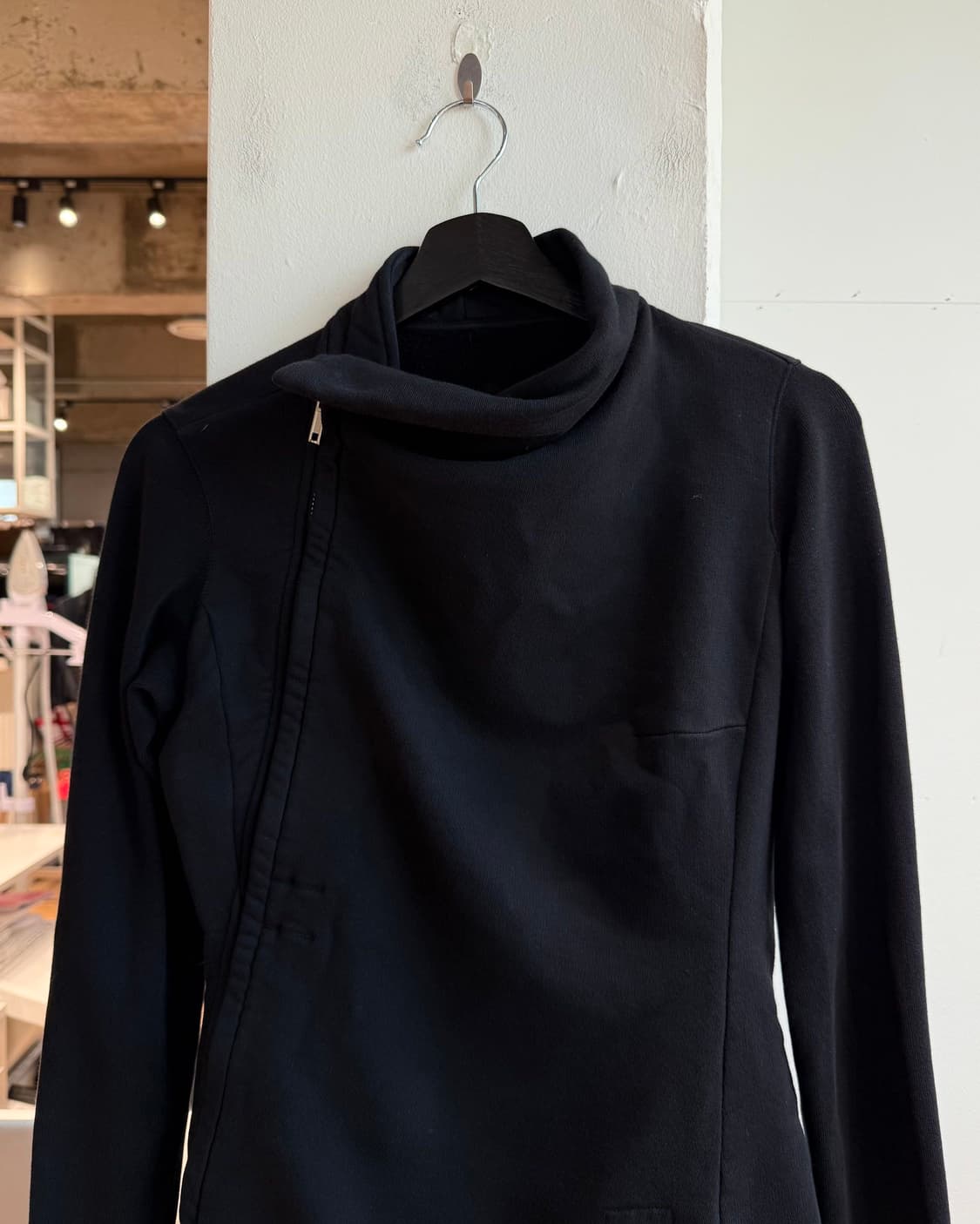 릭 오웬스 다크쉐도우 블랙 사선집업 자켓  상품이미지3