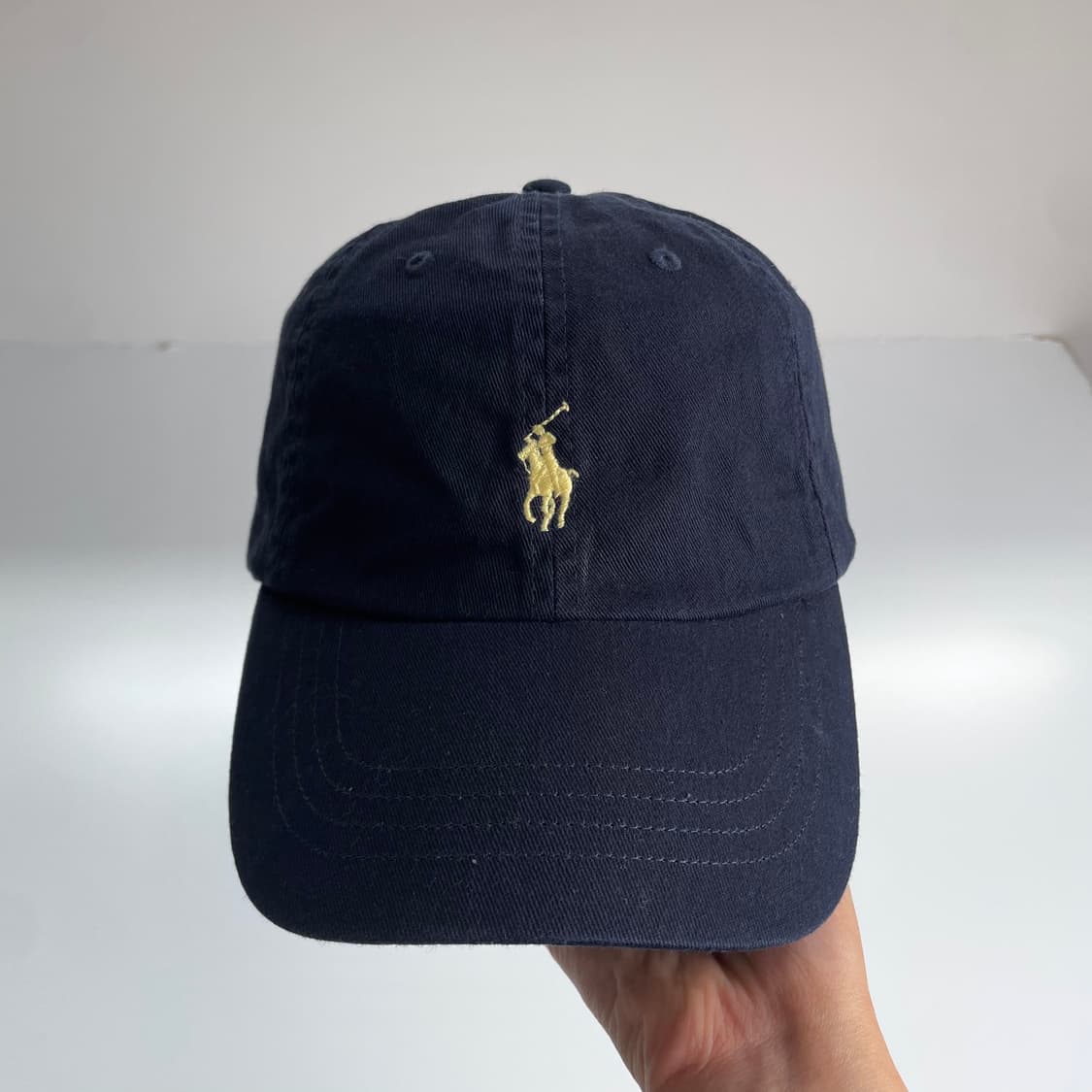 Polo 폴로 랄프로렌 네이비 옐로우포니 볼캡 상품이미지2