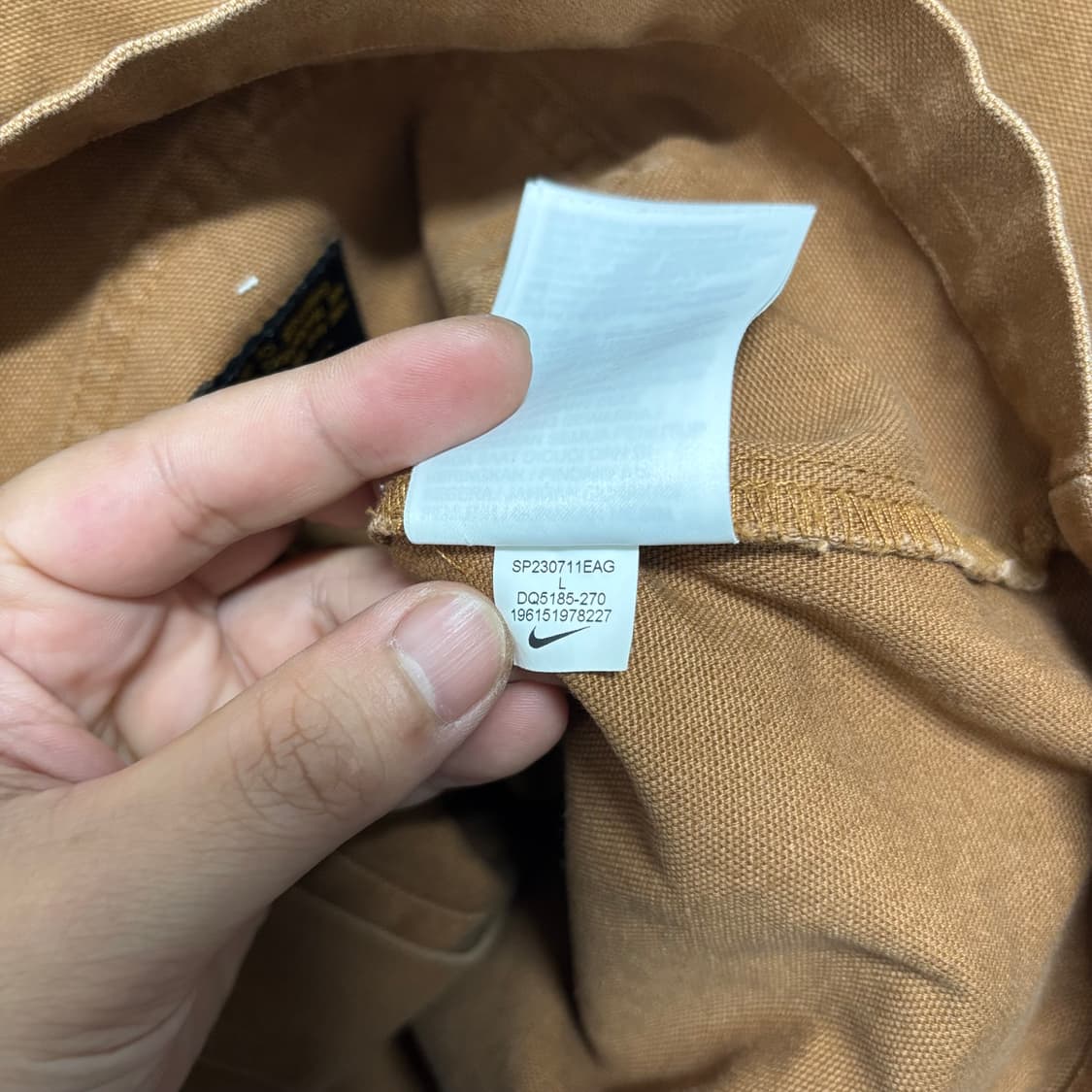 나이키 브라운 워크 초어자켓 상품이미지5