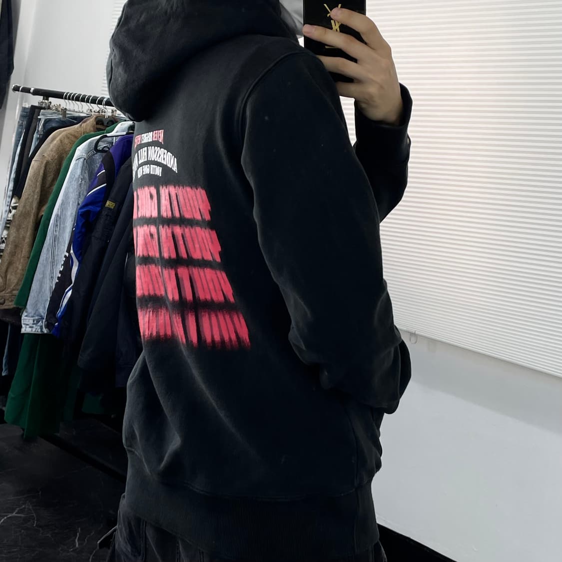 L 앤더슨벨 백로고 후드 상품이미지3