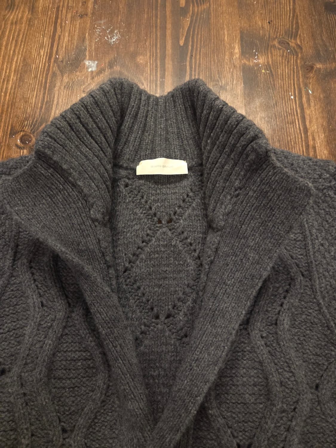 마리오 그리포니 케이블 카디건 상품이미지3