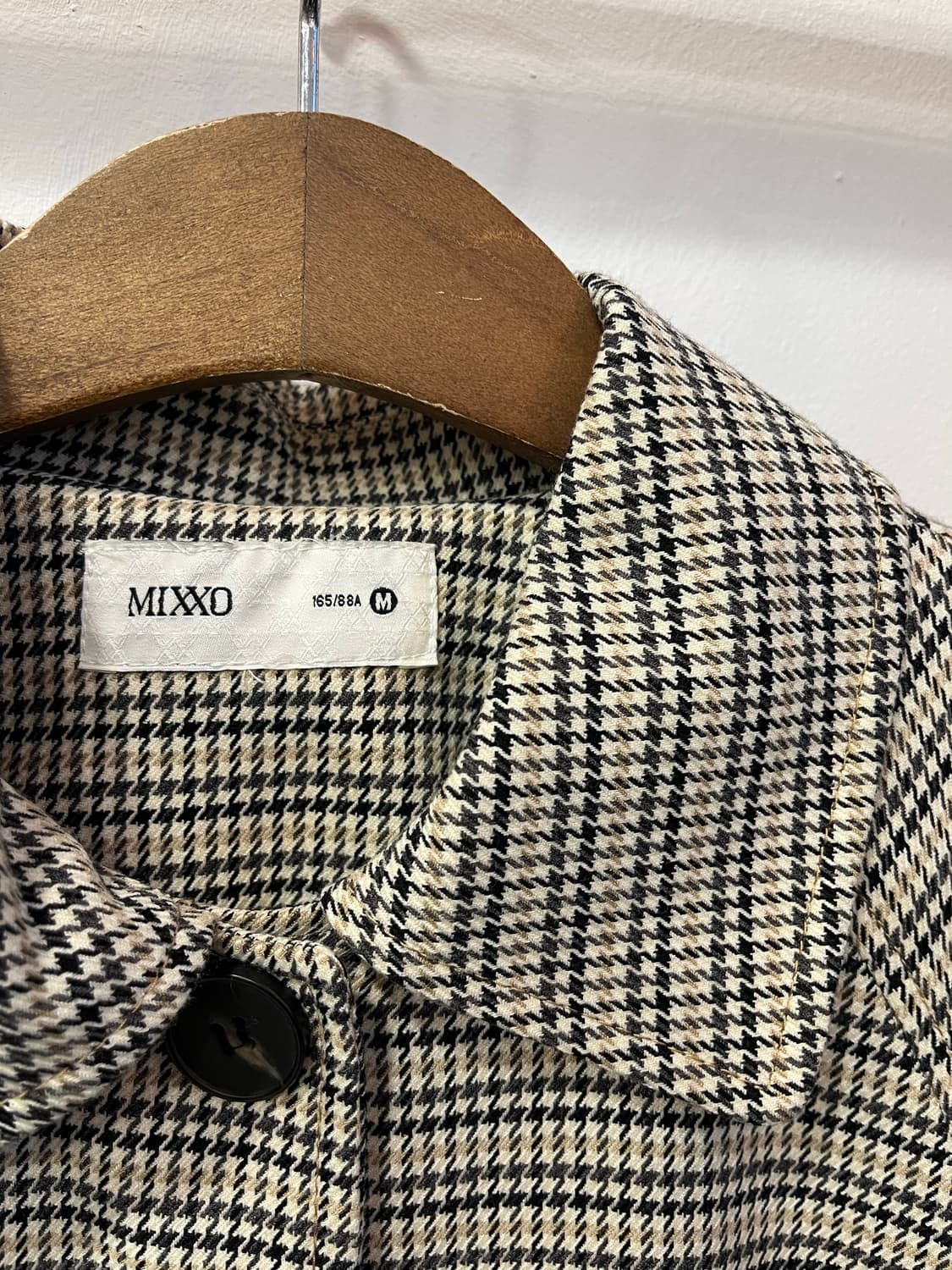 미쏘 체크 트렌치코트 상품이미지3