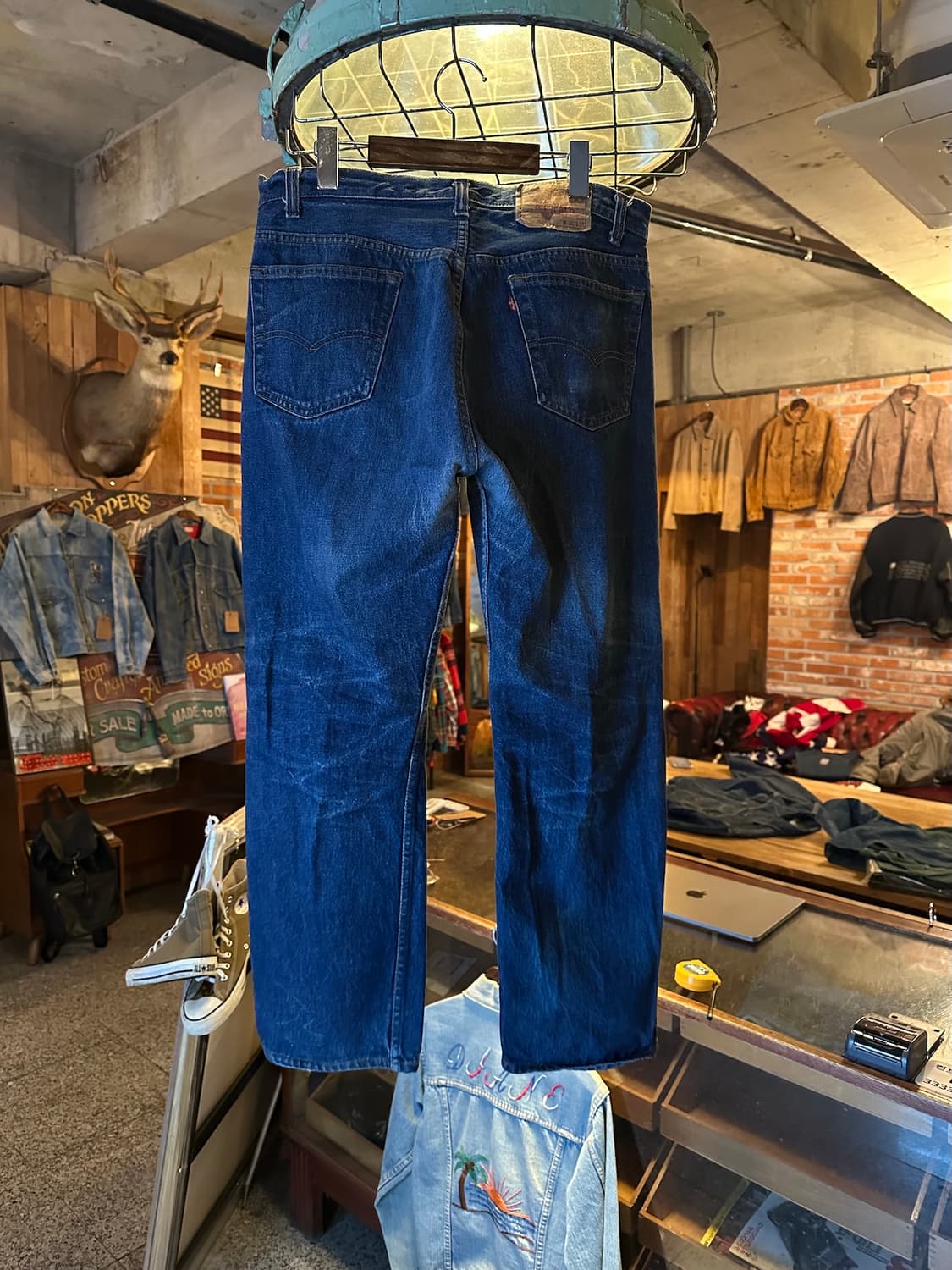 80s USA 빈티지 리바이스 501 0000 데님 팬츠 상품이미지5
