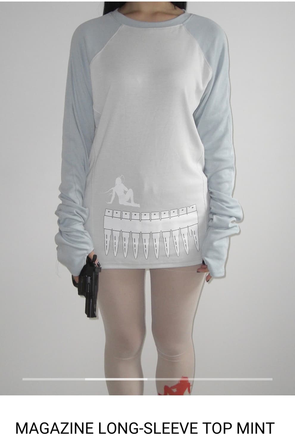 몽진존 LONG-SLEEVE TOP MINT 상품이미지1