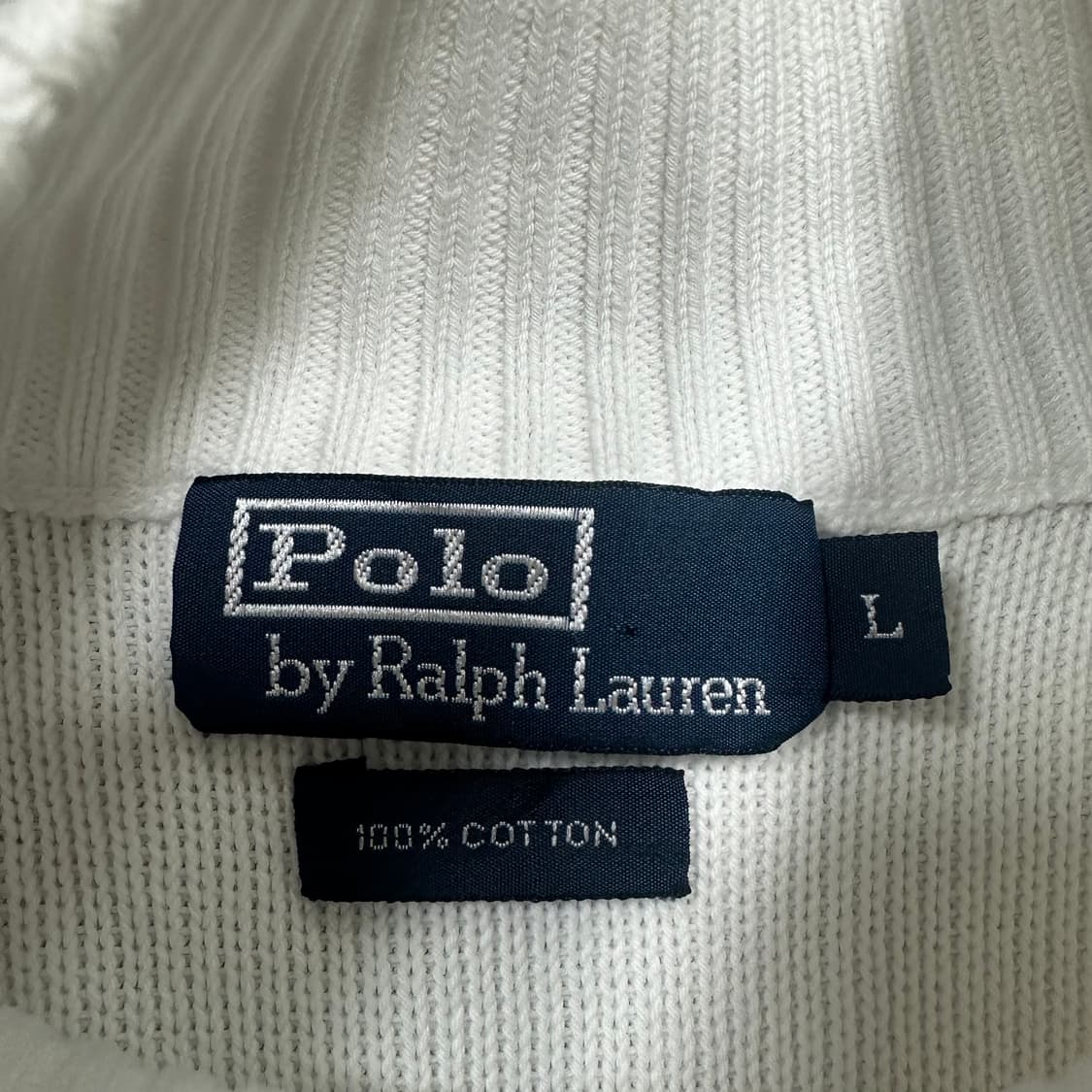 ✨ (바배) 폴로 랄프로렌 블루라인 화이트 투웨이 집업  상품이미지3
