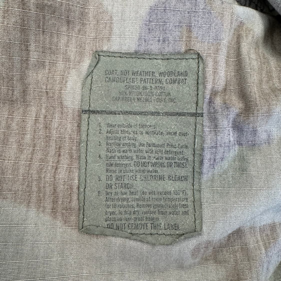 US Army 미군 우드랜드 카모 셔츠 자켓 (S) 상품이미지6