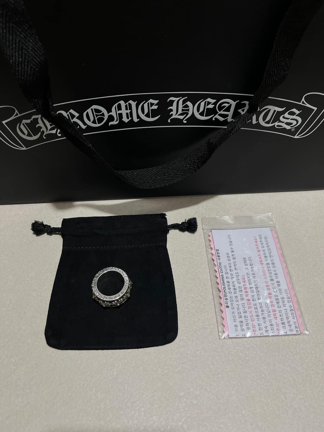 크롬하츠 크로스 스피너링 us9호 새제품 [정품] 상품이미지1