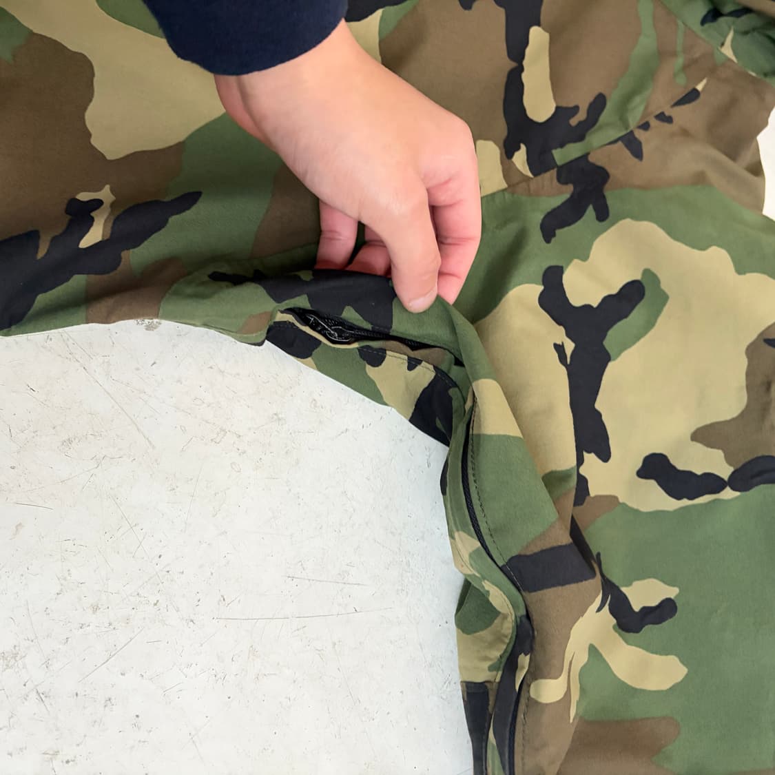 알파 인더스트리 빈티지 고어텍스 우드랜드 파카 L 상품이미지5