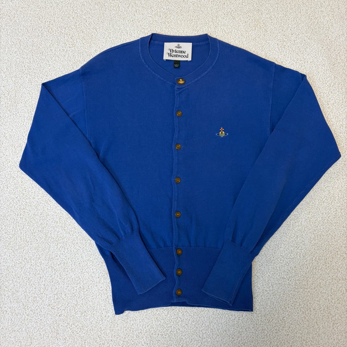 비비안웨스트우드 임포트 블루 가디건 상품이미지1