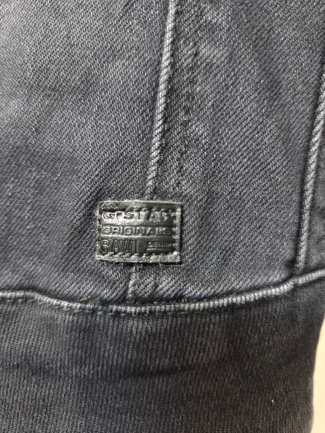 G-STAR 블랙 데님 점프수트(S) 상품이미지5