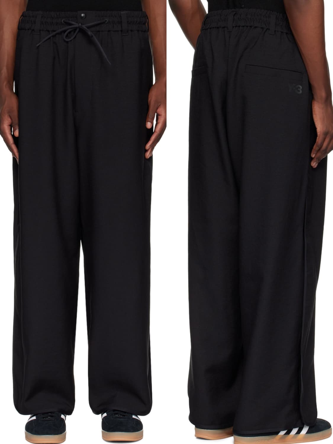 [블랙/S]Y-3 와이드팬츠(oneday sale) 상품이미지2